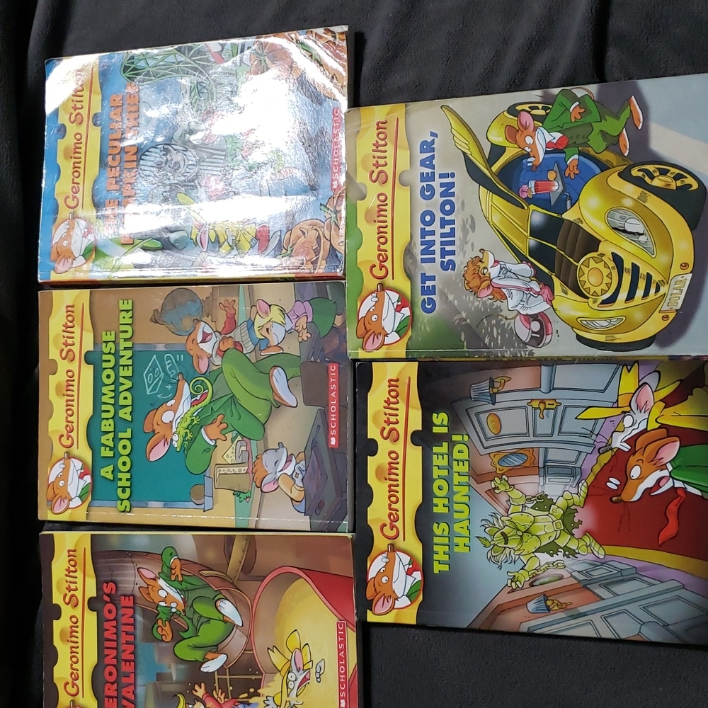 Geronimo Stilton Books 36, 38, 42, 50, 54
